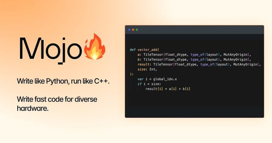 AIを高速にするPythonライクな新言語「Mojo」、ベータ版に到達