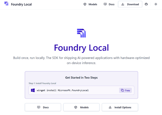 マイクロソフト、ローカルAI環境をインストーラで配布できる「Foundry Local」正式リリース。MacやLinuxにも対応