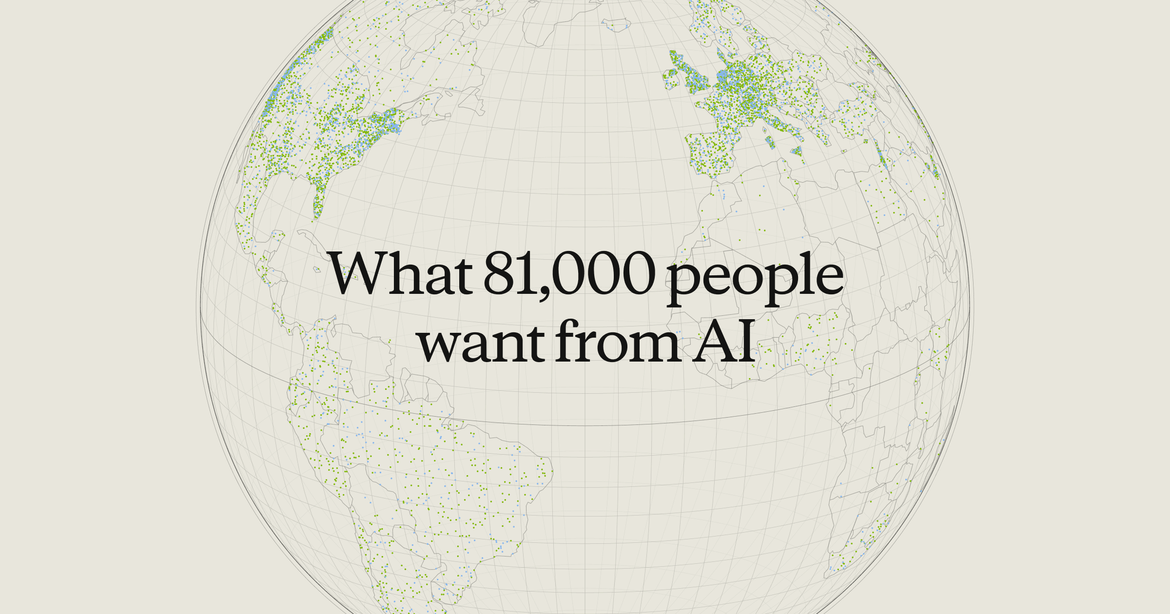What 81,000 people want from AI
