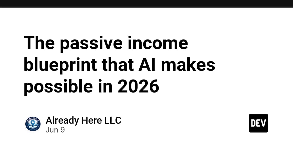 The passive income blueprint that AI makes possible in 2026