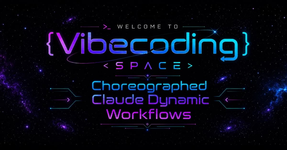 Choreographed Claude Dynamic Workflows
