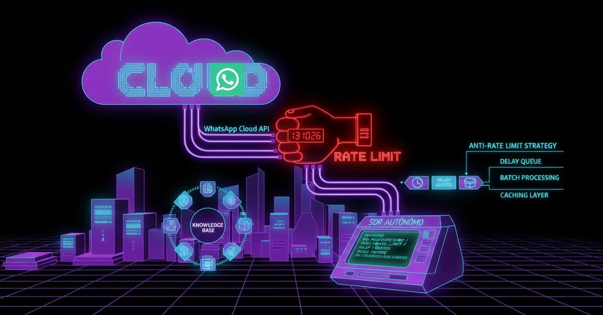 Arquitetura RAG para SDR Autônomo: Como evitamos o Rate Limit (131026) na WhatsApp Cloud API
