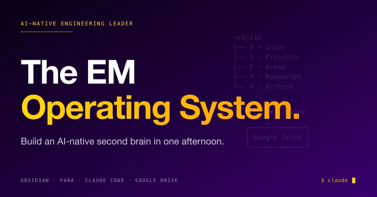 EM Operating System: Your Brain Is a Terrible Database