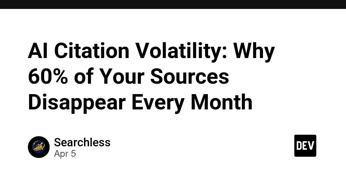 AI引用のボラティリティ:なぜ毎月60%もの情報源が消えるのか