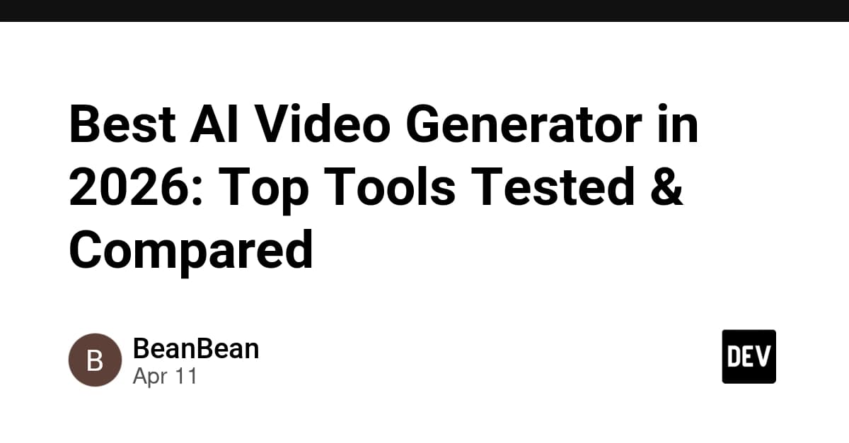 Best AI Video Generator in 2026: Top Tools Tested & Compared