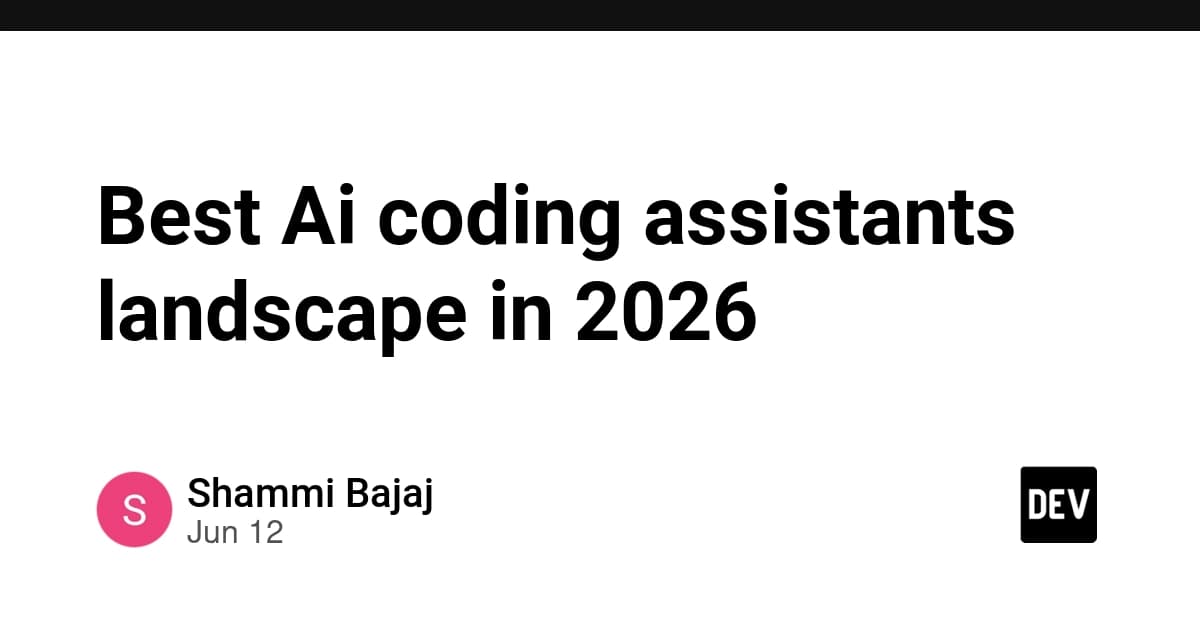Best Ai coding assistants landscape in 2026