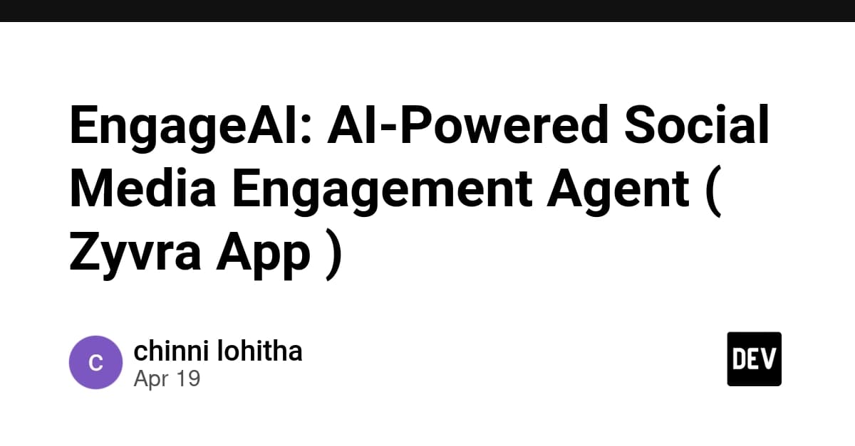 EngageAI: AI-Powered Social Media Engagement Agent ( Zyvra App )