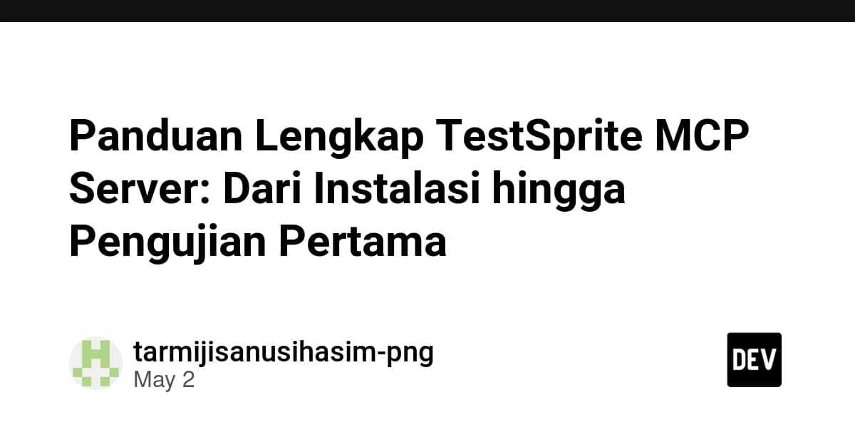 TestSprite MCPサーバー完全ガイド:インストールから初回テストまで