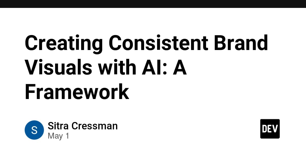Creating Consistent Brand Visuals with AI: A Framework