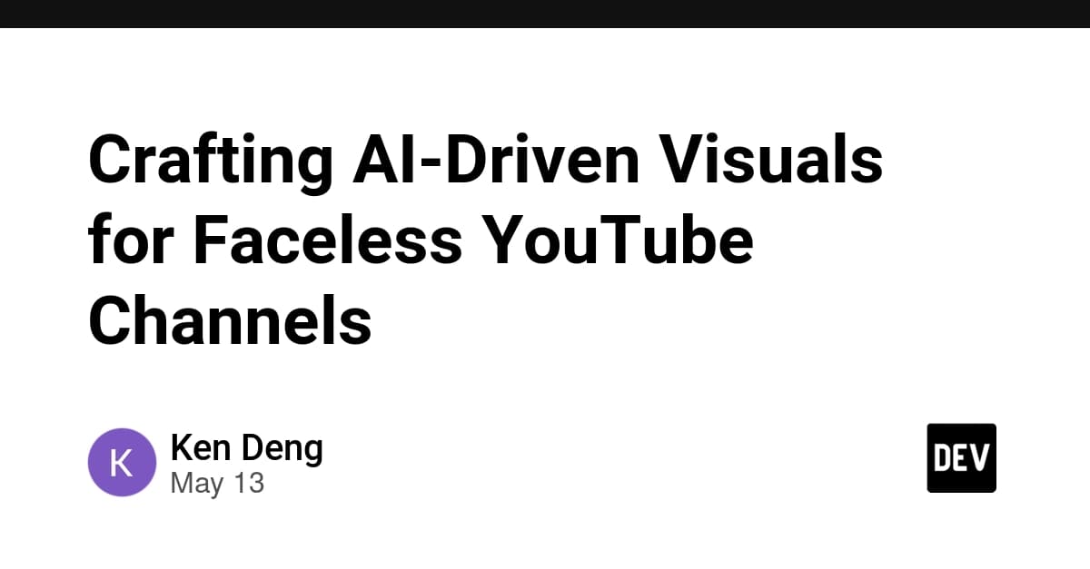 Crafting AI-Driven Visuals for Faceless YouTube Channels