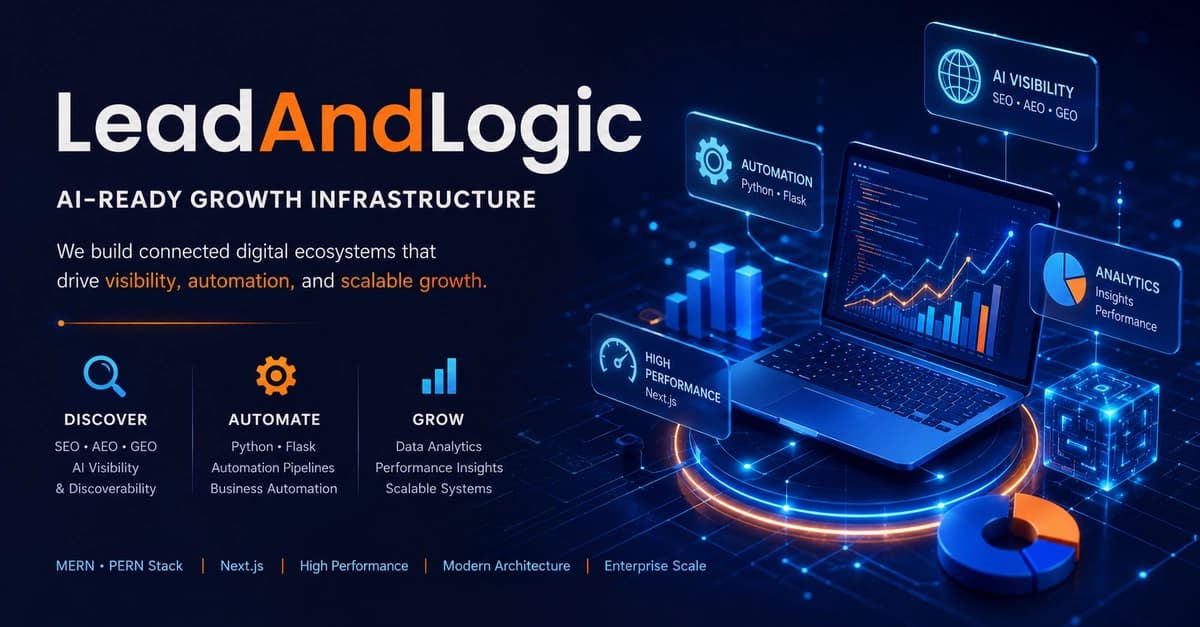 LeadAndLogic: Engineering AI-Ready Growth Infrastructure for the Modern Enterprise