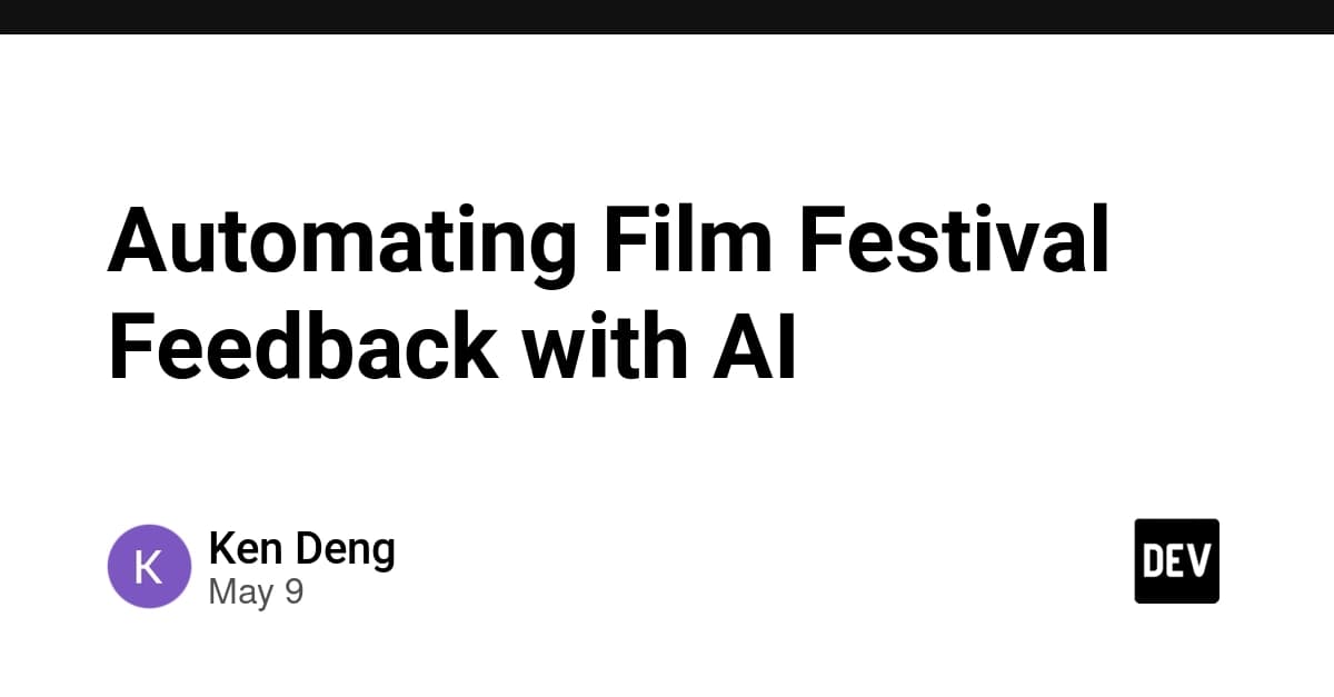 Automating Film Festival Feedback with AI