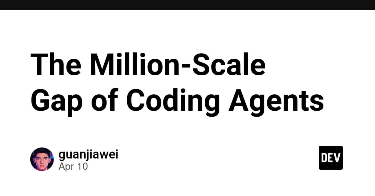 The Million-Scale Gap of Coding Agents
