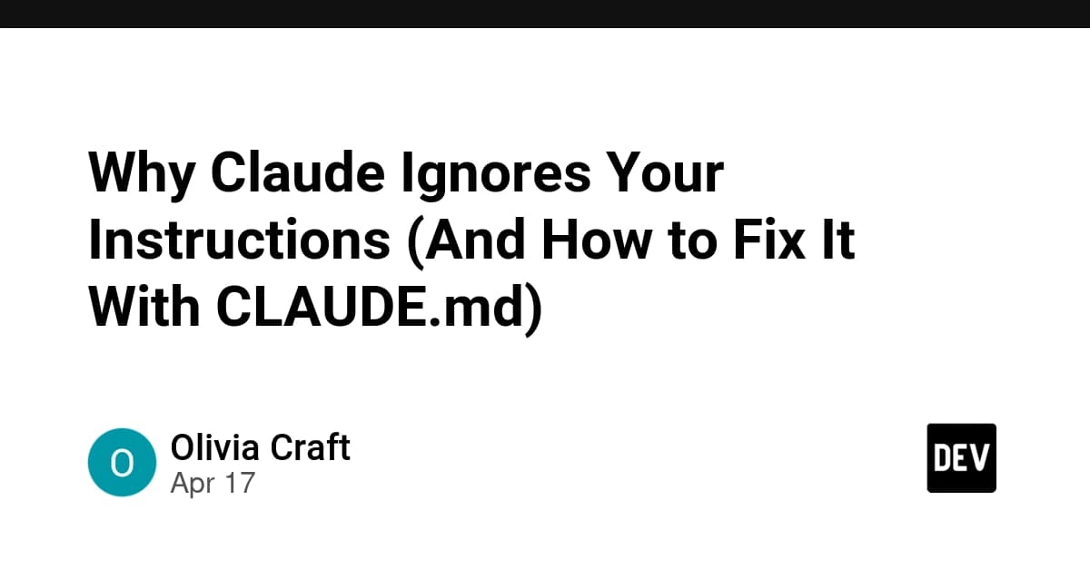 Claudeが指示を無視する理由(そしてCLAUDE.mdで直す方法)