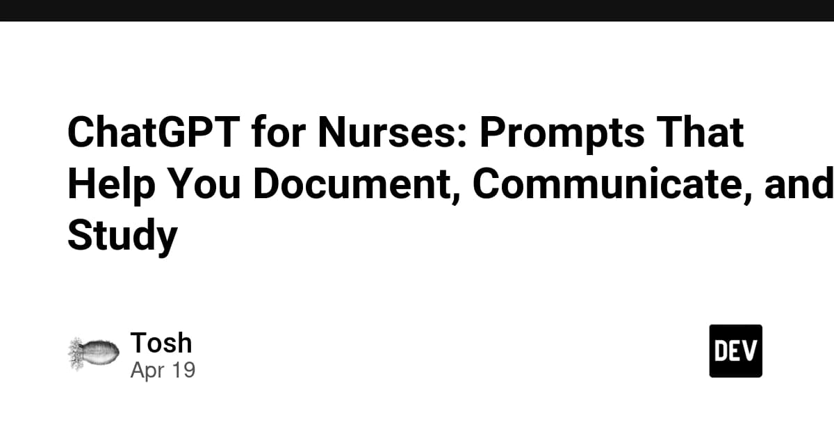 看護師のためのChatGPT:記録・連絡・学習に役立つプロンプト