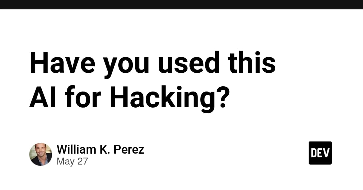 Have you used this AI for Hacking?