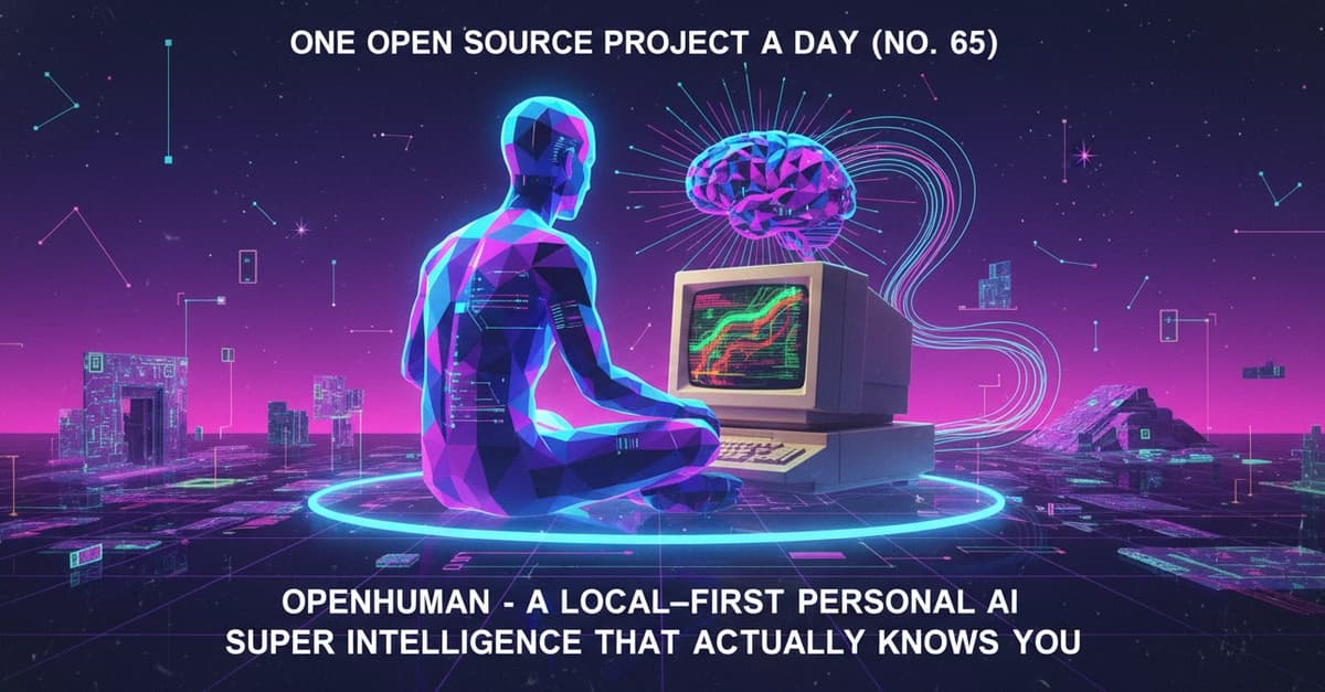 One Open Source Project a Day (No. 65): OpenHuman - A Local-First Personal AI Super Intelligence That Actually Knows You