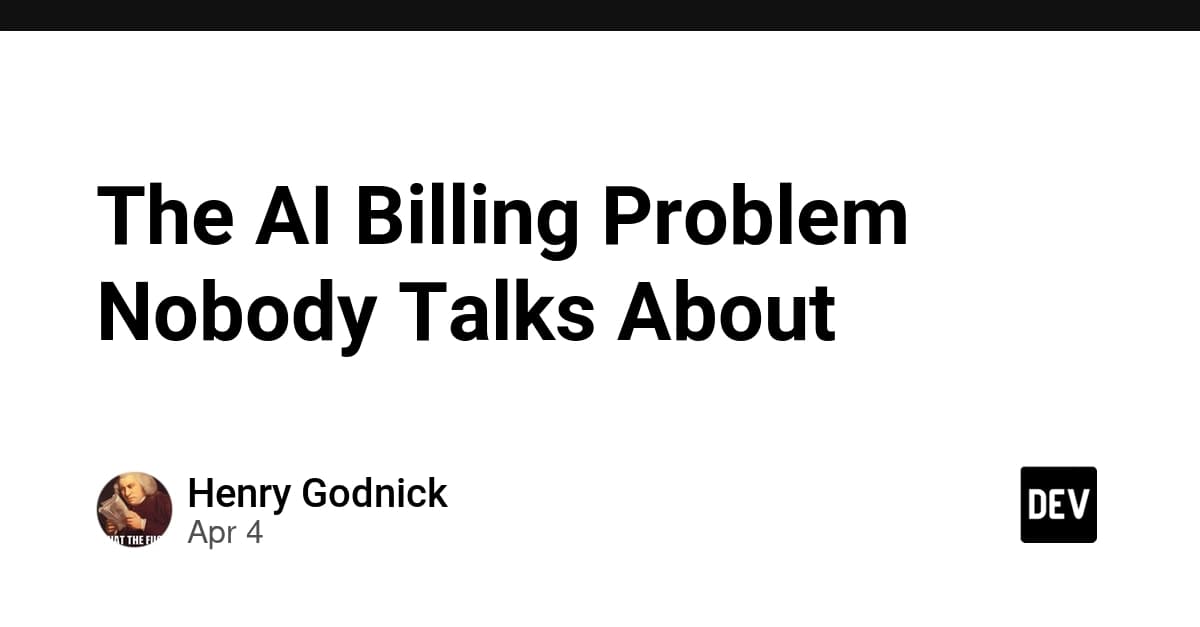 The AI Billing Problem Nobody Talks About
