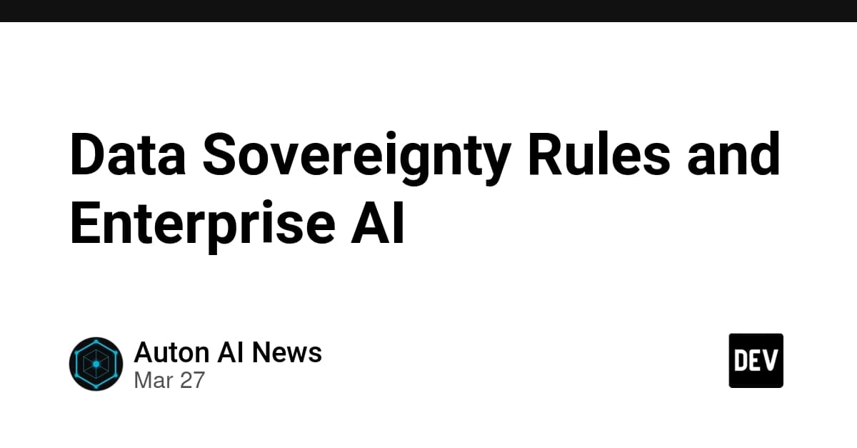 Data Sovereignty Rules and Enterprise AI