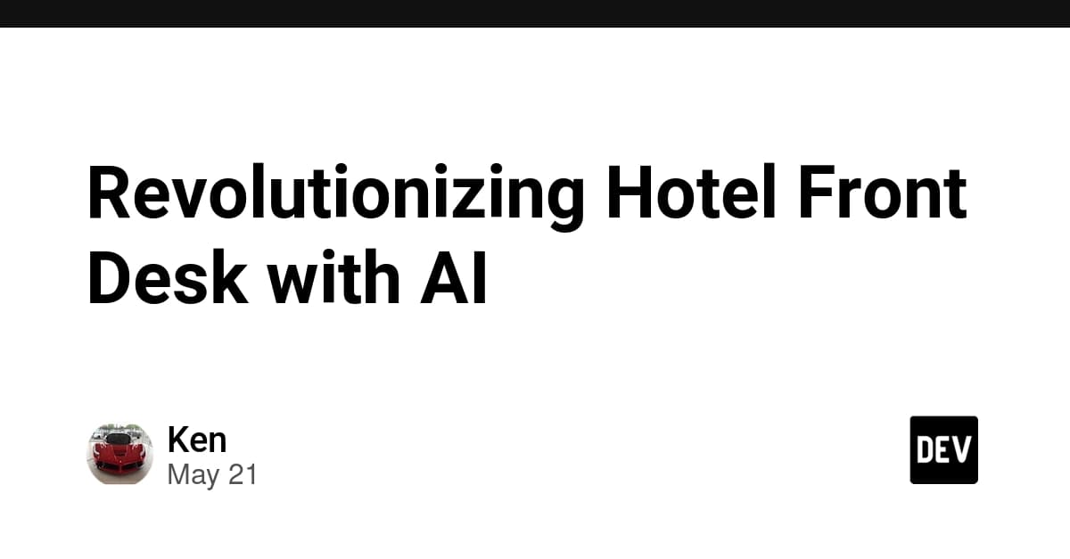 Revolutionizing Hotel Front Desk with AI