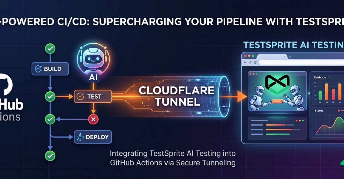 Supercharging Your CI/CD: Integrating TestSprite AI Testing with GitHub Actions