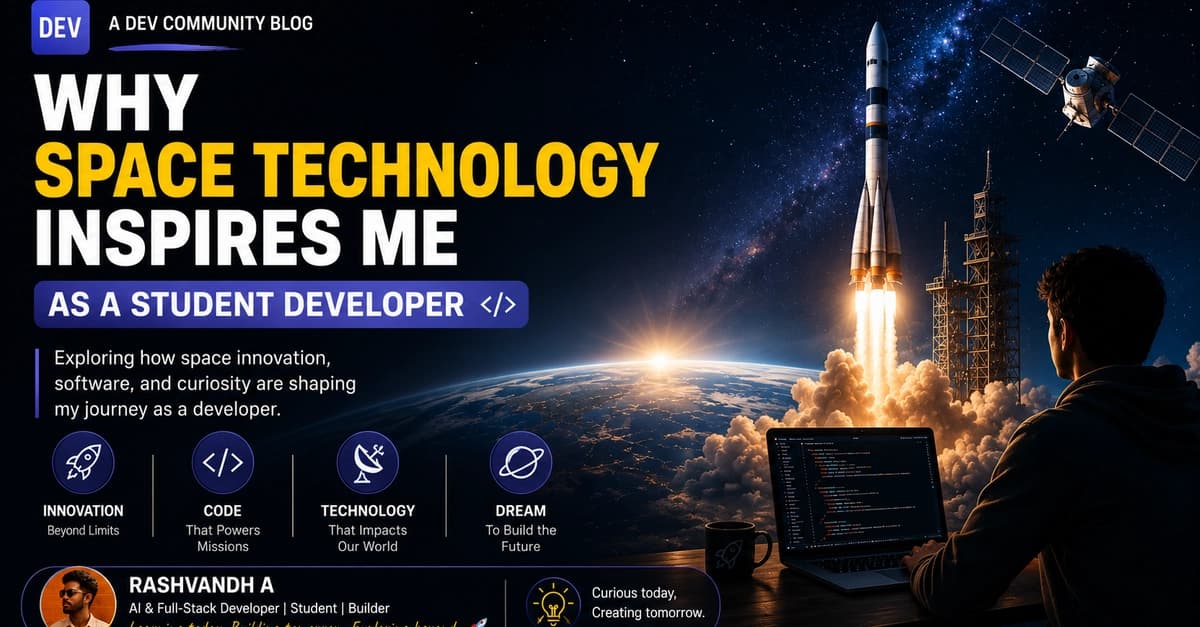 Why Space Technology Inspires Me as a Student Developer