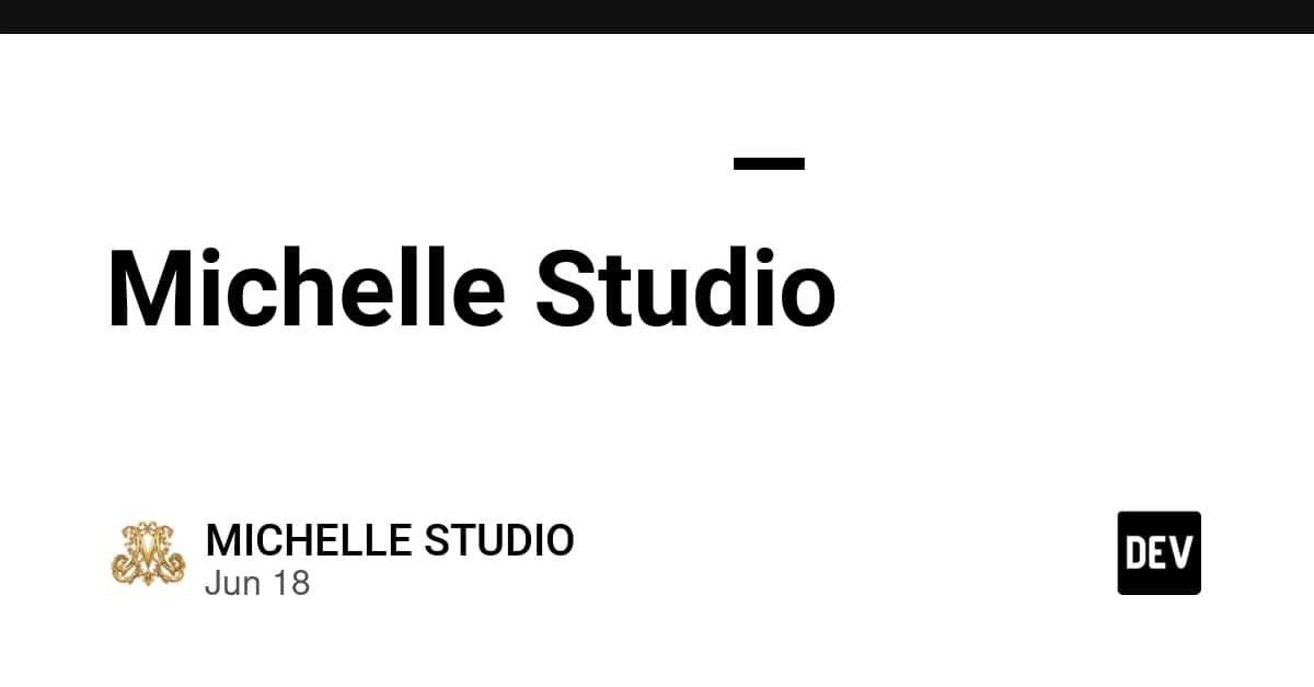 생각할 시간을 지키기 위해 — Michelle Studio를 시작하며