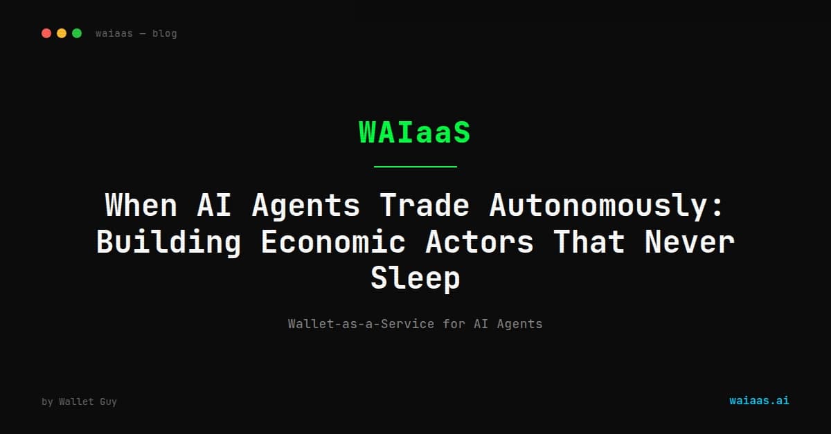 When AI Agents Trade Autonomously: Building Economic Actors That Never Sleep