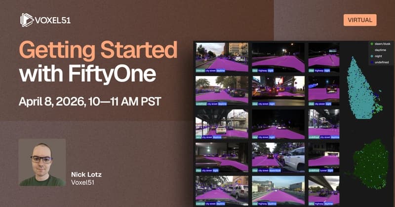 April 8 - Getting Started with Computer Vision Workflows Workshop