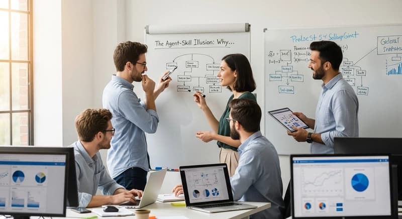 エージェントのスキル錯覚:プロンプトによる制御がマルチエージェントのビジネスコンサルティングで失敗する理由