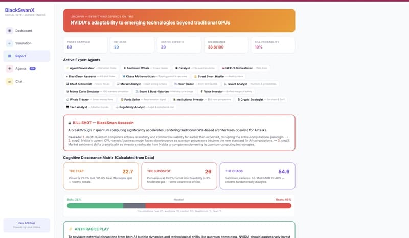 I built 174 AI agents that predict the future by fighting each other