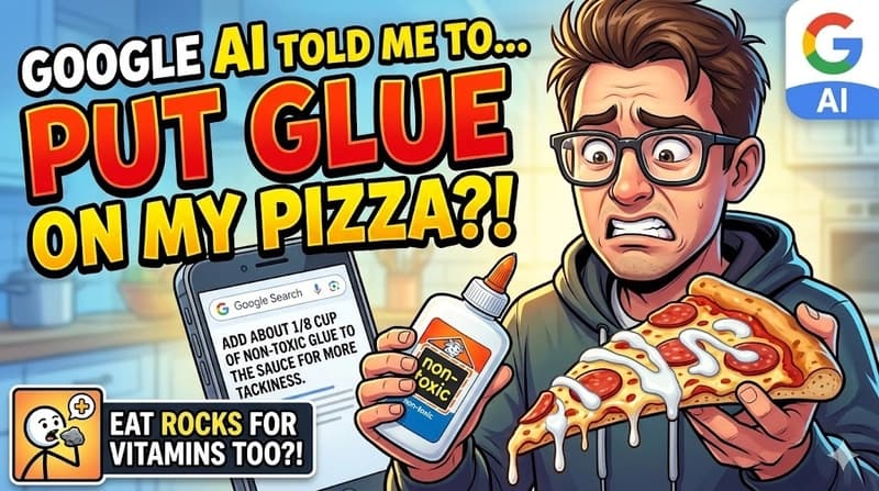 Google AI Tells Users to Put Glue on Their Pizza!