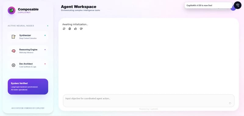 Building a Production-Ready Composable AI Agent System with CopilotKit and LangGraph